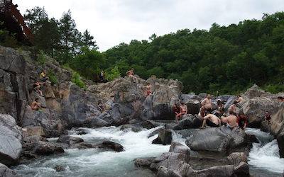 Johnson's Shut-Ins State Park near Lesterville, Missouri